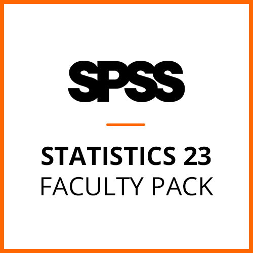 ibm spss statistics faculty pack 23 for mac (12-mo rental)